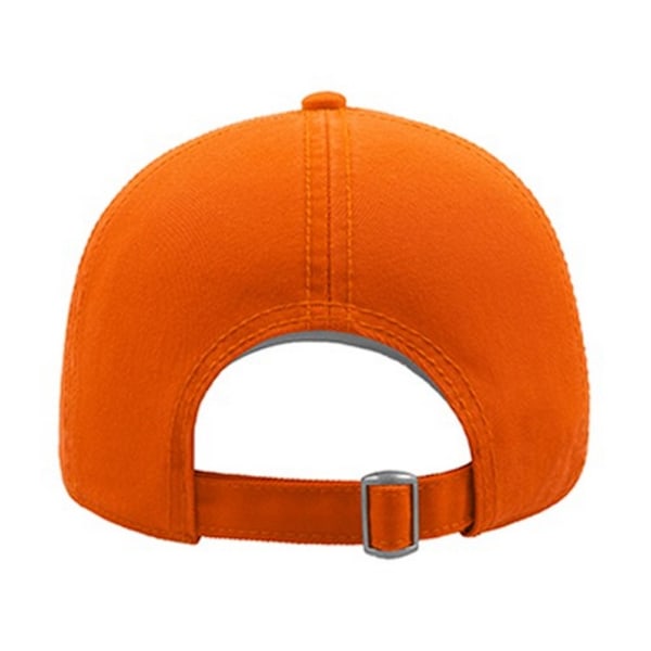 Atlantis Action 6 Panel Chino Baseball Cap One Size Orange Orange One Size