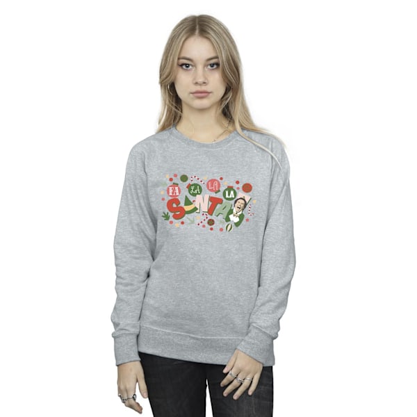 Elf Dam/Damer Santa Fa La La Sweatshirt L Sports Grey Sports Grey L