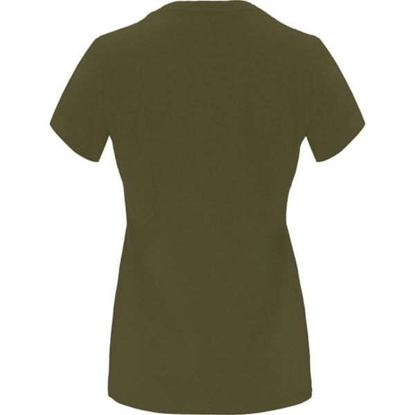 Roly Dam/Dam Capri Kortärmad T-shirt L Militärgrön Military Green L