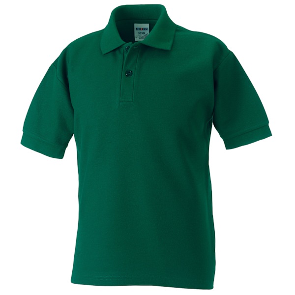 Jerzees Schoolgear Barn 65/35 Pique Poloskjorta 11-12 Flaskgrön Bottle Green 11-12