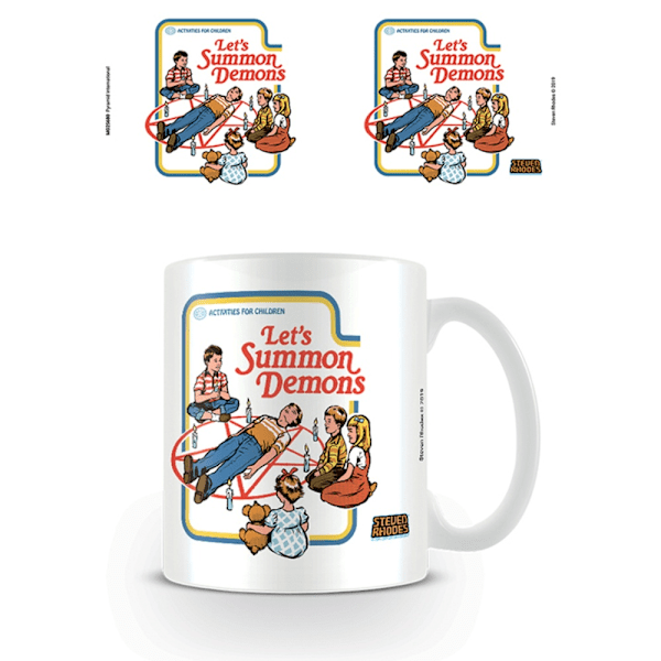Steven Rhodes Let´s Summon Demons Mugg En Storlek Vit/Flerfärgad White/Multicoloured One Size