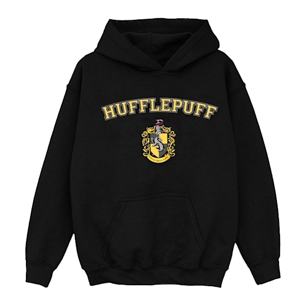 Harry Potter Pojkar Hufflepuff Crest Hoodie 3-4 År Svart Black 3-4 Years