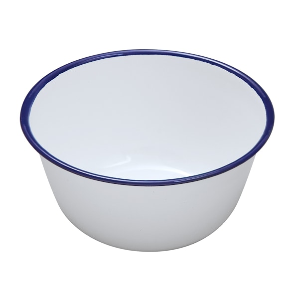 Nimbus emaljerad puddingform 10 cm vit/blå White/Blue 10cm