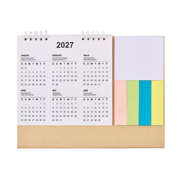 MidOcean Calendoo Memoblock En Storlek Beige Beige One Size