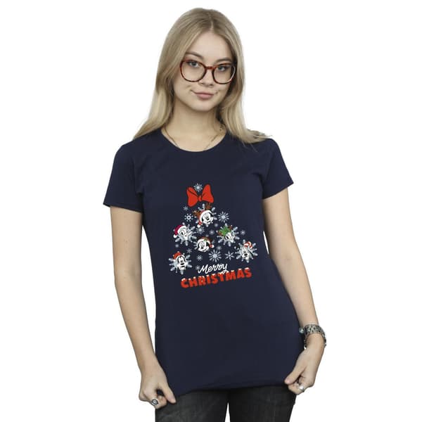 Disney Dam/Dam Mickey Mouse och vänner julgran Co Navy Blue M