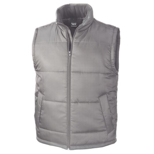 Result Core Unisex Vuxen Vadderad Body Warmer L Grå Grey L