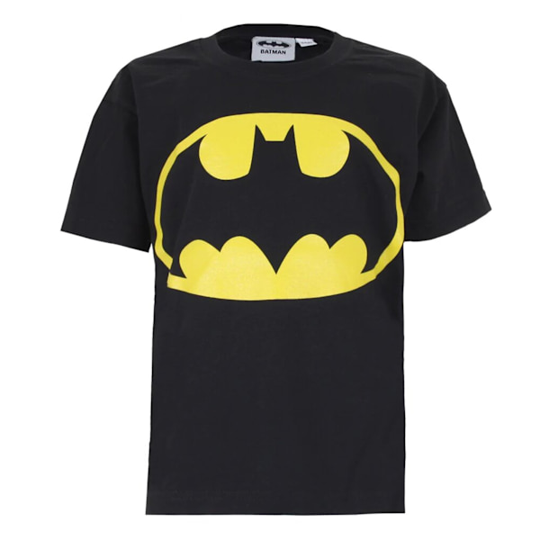 Batman Boys Logo T-Shirt XS Svart/Gul Black/Yellow XS