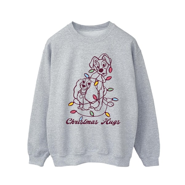 Disney Herr Lady And The Trump Julkramar Sweatshirt L Spor Sports Grey L