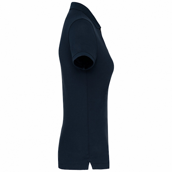 WK. Designad För Arbete Dam/Kvinnor Piké Antibakteriell Pikétröja Navy 14 UK