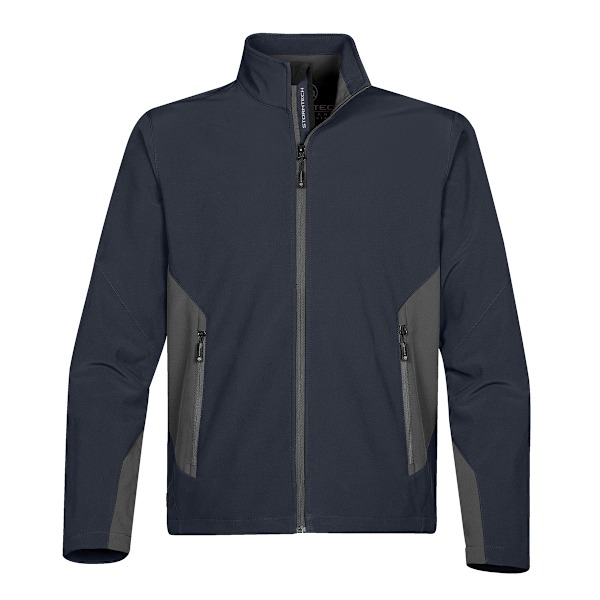 Stormtech Pulse Softshelljacka för män 2XL Marinblå/ Granit Navy/ Granite 2XL