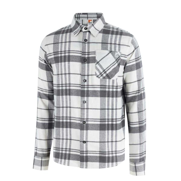 SoulCal Långärmad Skjorta för Herr, Rutig S Vit/Grå White/Grey S