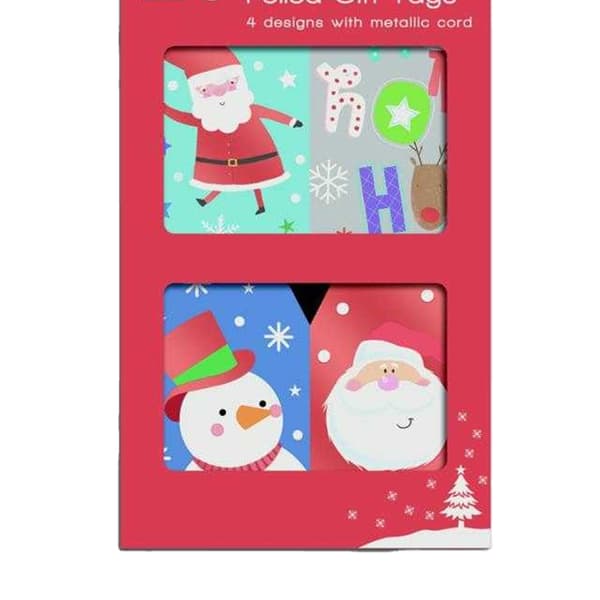 Giftmaker Julklappsetiketter med Jultomten (20-pack) One Size Multicoloured One Size