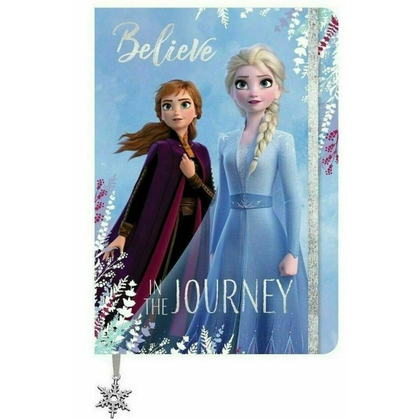 Frozen II Believe In The Journey Disney A5 Anteckningsbok En Storlek Bl Blue/Purple One Size