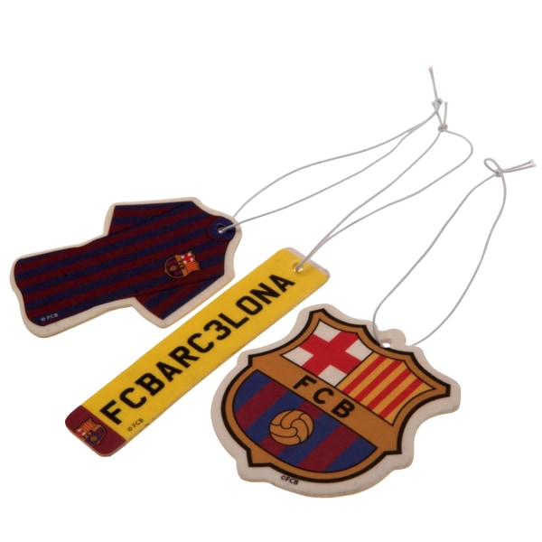 FC Barcelona luftfräschare (paket med 3) One Size Flerfärgad Multicoloured One Size