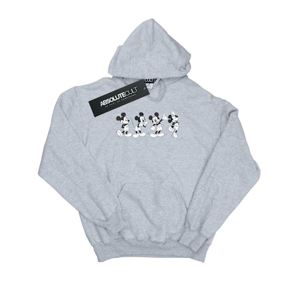 Disney Girls Mickey Mouse Fyra Känslor Hoodie 9-11 År Sport Sports Grey 9-11 Years