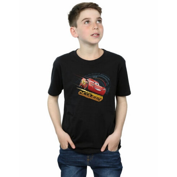 Cars Boys Lightning McQueen Bomull T-shirt 12-13 år Svart Black 12-13 Years