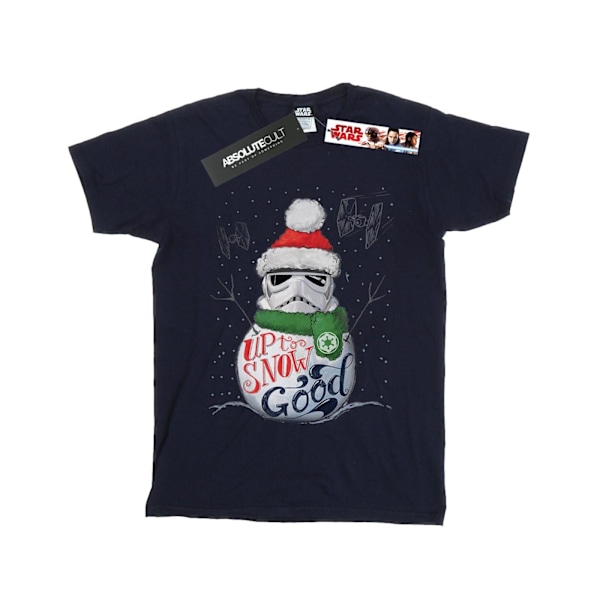 Star Wars Boys Stormtrooper Up To Snow Good T-Shirt 9-11 år Navy Blue 9-11 Years