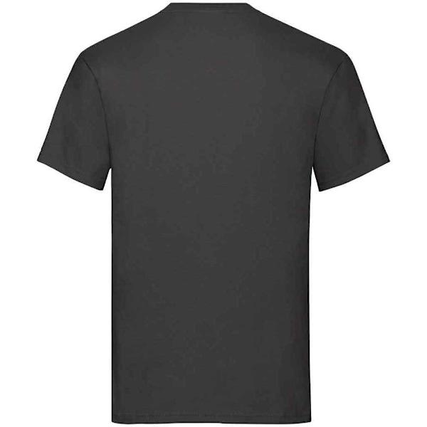 Fruit of the Loom Unisex Vuxen T-shirt i Tung Bomull XL Svart Black XL