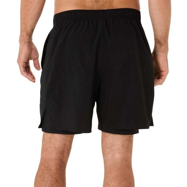 Asics Core 2-i-1 löparshorts för herrar L Svart Black L