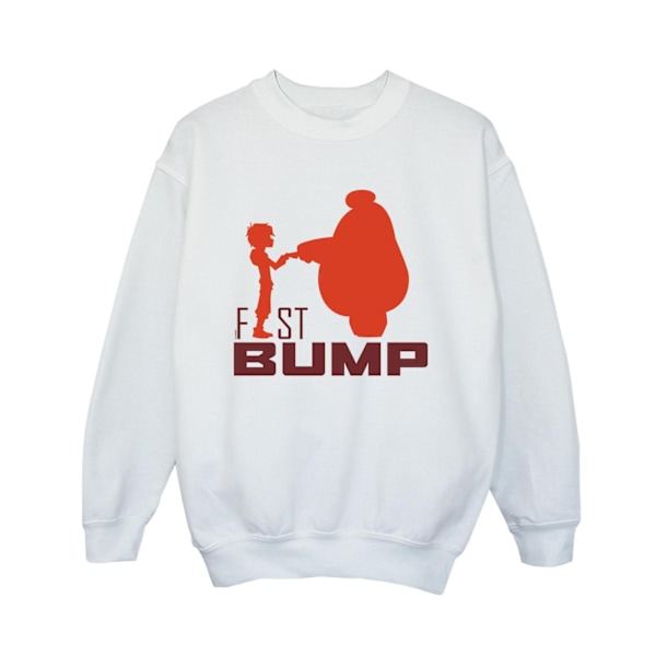 Disney Boys Big Hero 6 Baymax Fist Bump Cutout Sweatshirt 9-11 White 9-11 Years