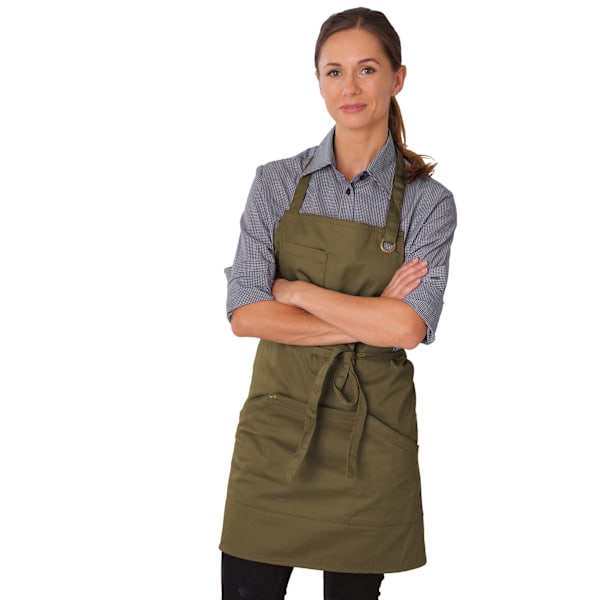 Dennys Unisex Vuxen Le Chef Full Apron En Storlek Oliv Olive One Size