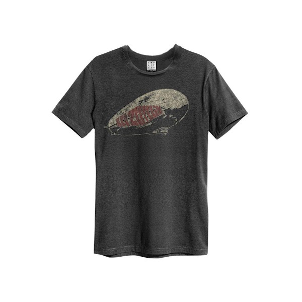 Amplified Unisex Vuxen Retro Blimp Led Zeppelin T-shirt XS Kol Charcoal XS