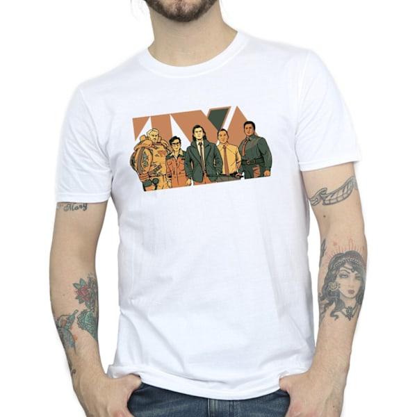 Marvel Herr Loki TVA Group T-shirt 4XL Vit White 4XL