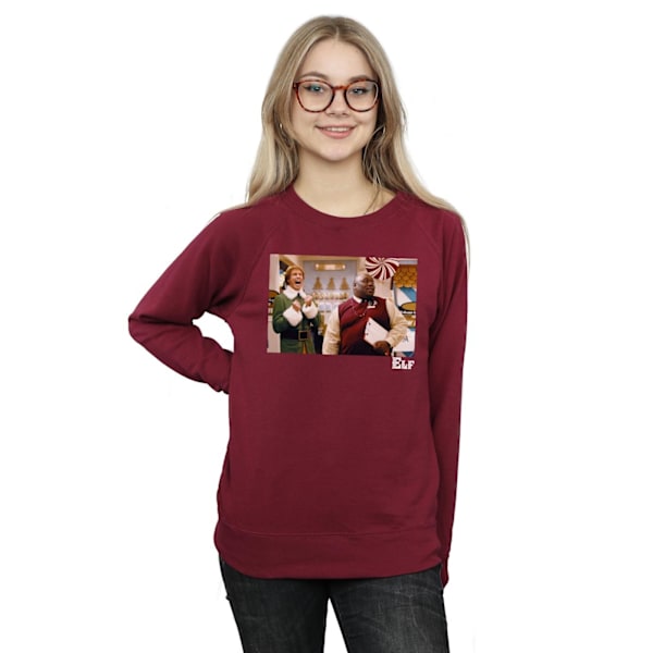 Elf Dam/Damer Jul Affär Jubel Sweatshirt XL Bourgogne Burgundy XL