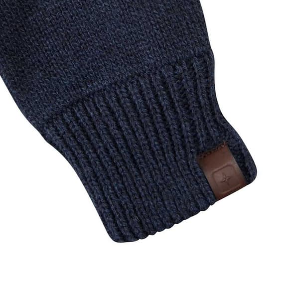Mountain Warehouse Herr Compass Stickade Handskar One Size Marinblå Navy One Size