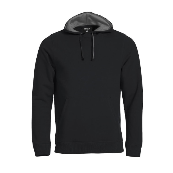 Clique Classic Hoodie för män 5XL Svart Black 5XL