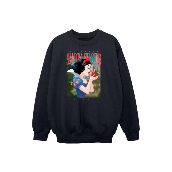 Disney Princess Girls Snow White Montage Sweatshirt 12-13 år Black 12-13 Years