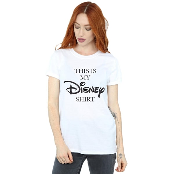 Disney Womens/Ladies My T-shirt Bomull Boyfriend T-Shirt L Vit White L