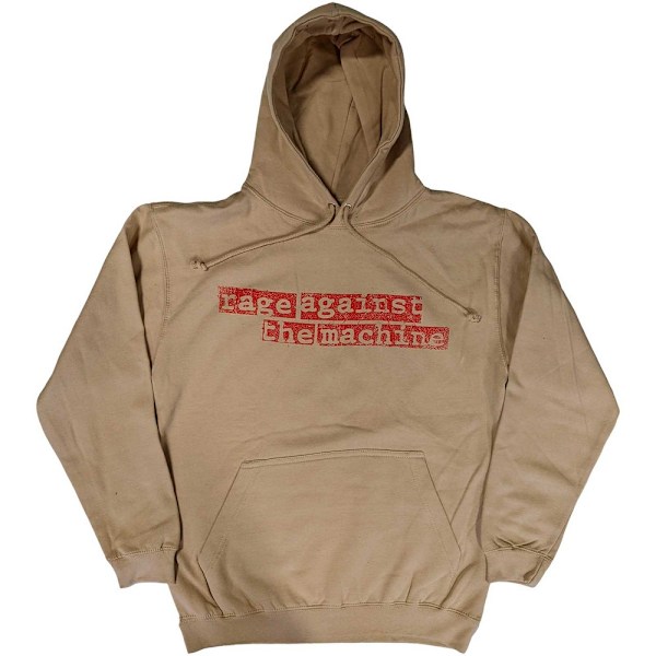 Rage Against the Machine Unisex Vuxen Nunnor Ryggtryck Hoodie S Sand S