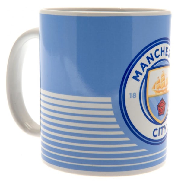 Manchester City FC Mugg En Storlek Blå Blue One Size