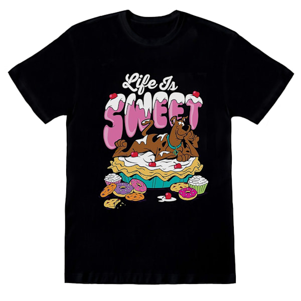 Scooby Doo Girls Life Is Sweet Bomull T-shirt 9-11 år Svart Black 9-11 Years