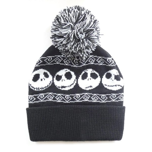Nightmare Before Christmas Basic Snömössa One Size Svart/Vit Black/White One Size