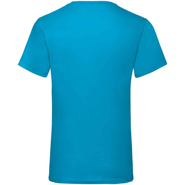 Fruit of the Loom Mens Value V-hals T-shirt S Azure Azure S