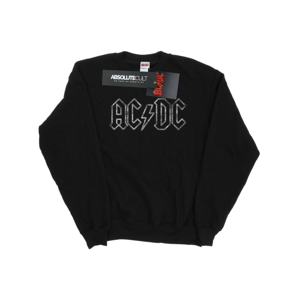 AC/DC Girls Jagged Logo Sweatshirt 12-13 år Svart Black 12-13 Years