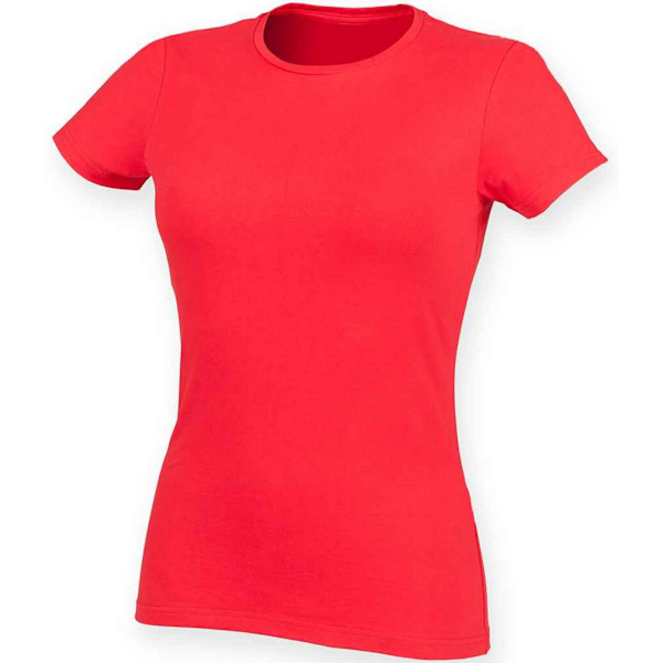 SF Dam/Kvinnor Feel Good T-Shirt M Bright Red Bright Red M