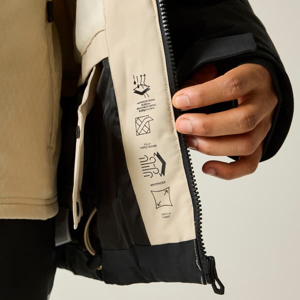 Dare 2B Herr Halfpipe IV Färgblock Skidjacka M Vit Peppar White Pepper/Black M