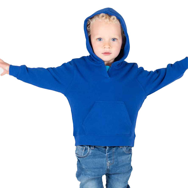 Larkwood Baby Hoodie 24-36 månader Royal Blue Royal Blue 24-36 Months