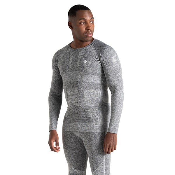 Dare 2B In The Zone III Långärmad Underställströja för Män L Char Charcoal Grey Marl L