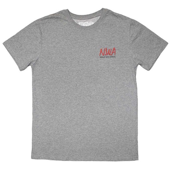 N.W.A Unisex Adult Mini Logo T-Shirt S Grå Grey S