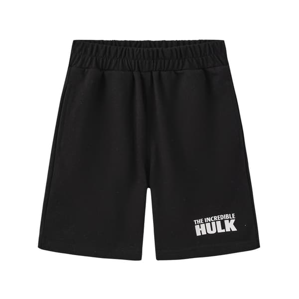 Hulk Barn/Barn Logotryckt Topp & Botten Set 3-4 År Grön Green 3-4 Years