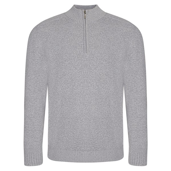 Ecologie Unisex Vuxen Wakhan Stickad Kvarts Dragkedja Sweatshirt XS Heather Grey XS