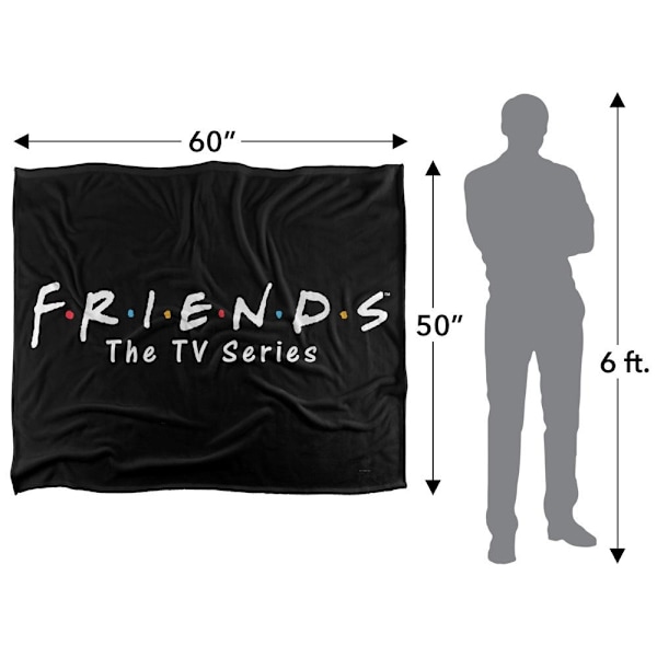 Friends Logofilt En Storlek Flerfärgad Multicoloured One Size