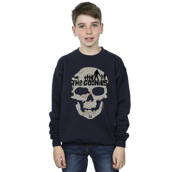 The Goonies Boys Map Skull Sweatshirt 5-6 år Marinblå Navy Blue 5-6 Years