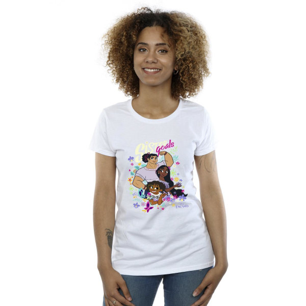 Disney Dam/Kvinnor Encanto Sister Goals Bomull T-shirt L Vit White L