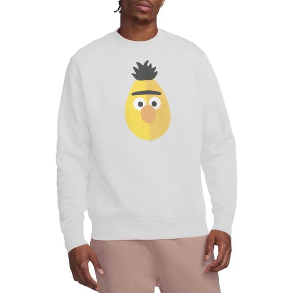 Sesamgatan Unisex Vuxen Bert Tröja XL Vit White XL