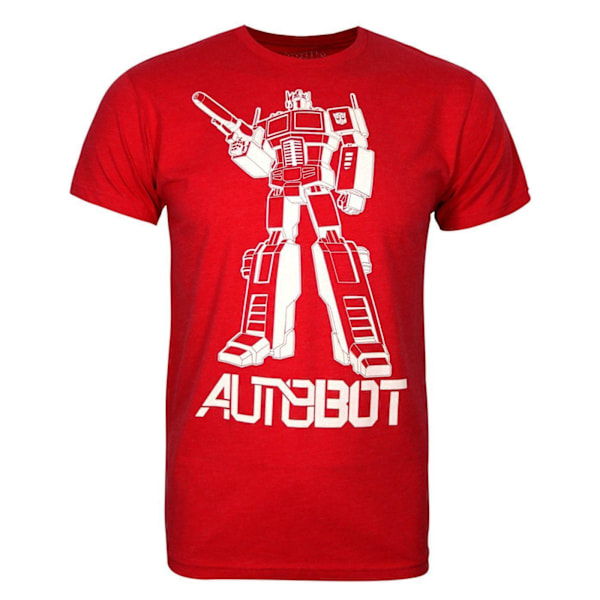 Transformers Autobot Optimus Prime T-shirt för män, röd, M Red M